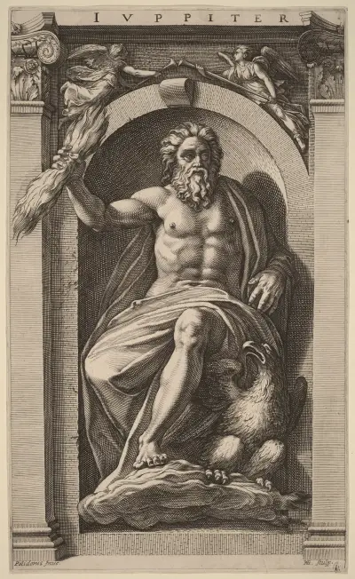 Jupiter av Hendrick Goltzius