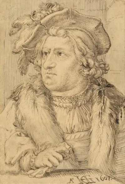 Portrait of a Man av Hendrick Goltzius