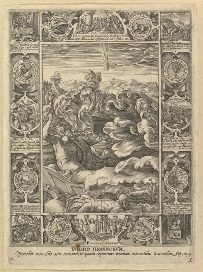 Punitio Malorum av Hendrick Goltzius