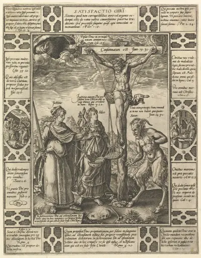 Satisfactio Christi av Hendrick Goltzius