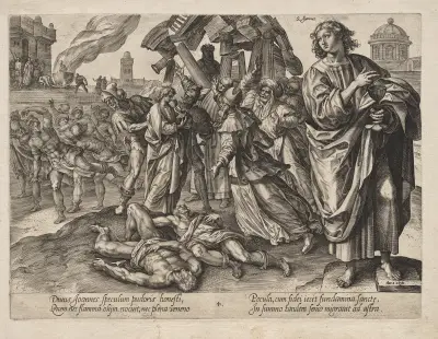 St. John av Hendrick Goltzius