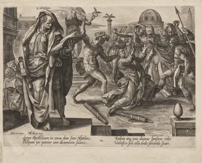 St. Matthias av Hendrick Goltzius