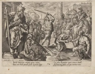 St. Paul av Hendrick Goltzius
