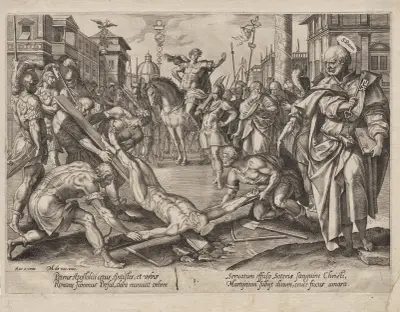 St. Peter av Hendrick Goltzius