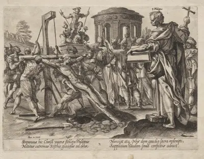St. Philippus av Hendrick Goltzius