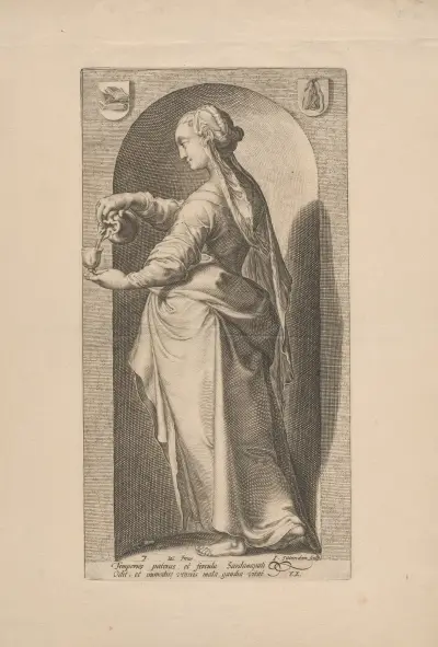 Måttfullhet av Hendrick Goltzius