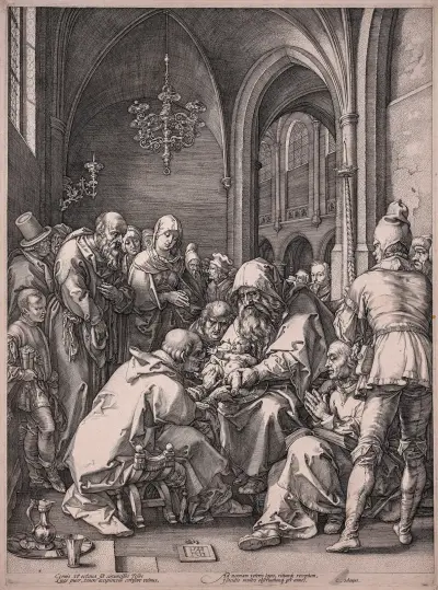 Omskärelsen av Hendrick Goltzius