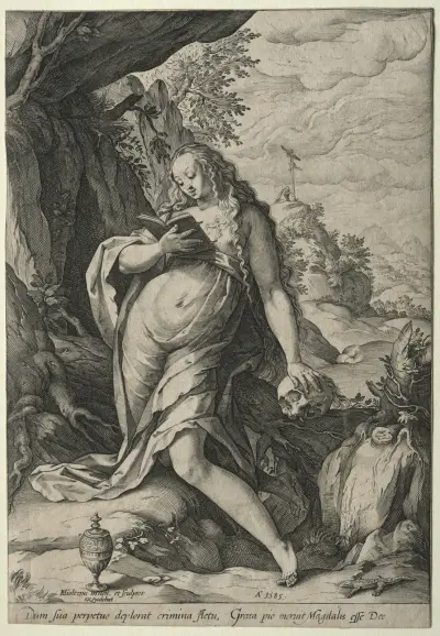 Den botgörande Magdalena av Hendrick Goltzius