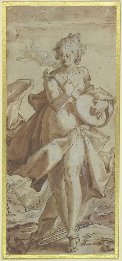 Hörseln av Hendrick Goltzius