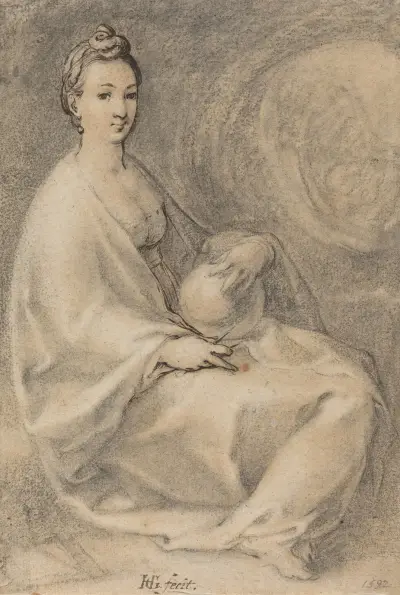 Urania av Hendrick Goltzius