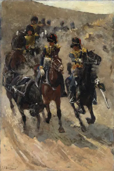 The Yellow Riders av George Hendrik Breitner
