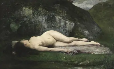 En sovande badare av Henri Gervex