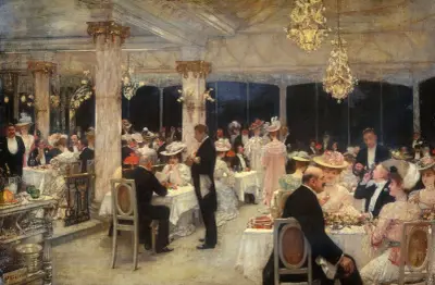 Armenonville, le soir du Grand-Prix., 1905 – nr 2 av Henri Gervex