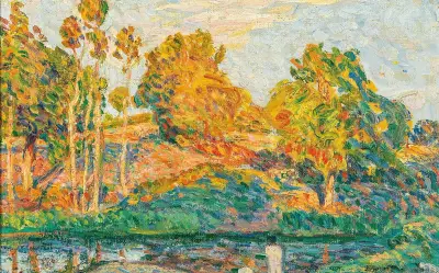 Vid flodstranden av Henri Lebasque