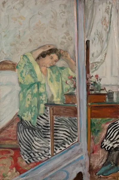 Kvinna vid sin toalett av Henri Lebasque