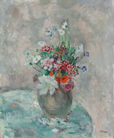 Blommor i vas av Henri Lebasque