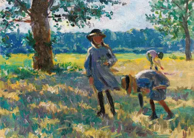 La Cueillette Des Fleurs av Henri Lebasque