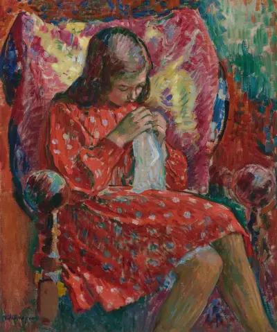 Lilla sömmerskan av Henri Lebasque