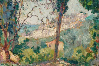Byn av Henri Lebasque