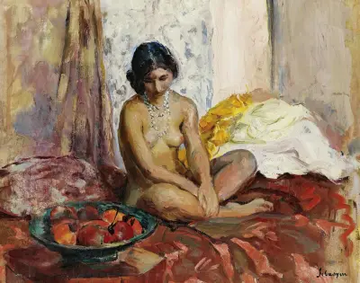 L’égyptienne Au Plateau De Fruits av Henri Lebasque