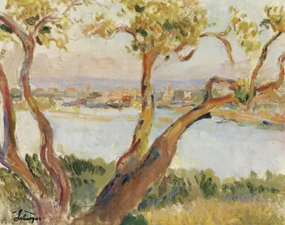 Vue D’antibes av Henri Lebasque