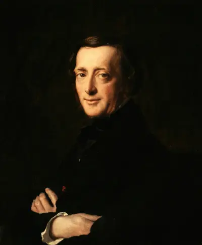 Portrait du Docteur M.G. Worms av Henri Lehmann