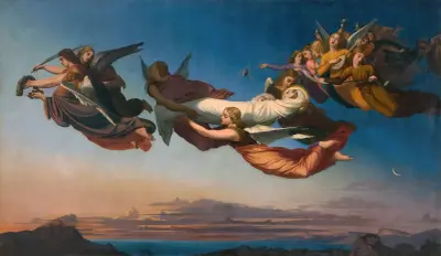 Sankta Katarina av Alexandria av Henri Lehmann
