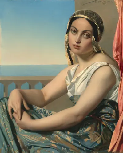 Woman of the Orient av Henri Lehmann