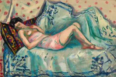 Den rosa skjortan, Anita av Henri Manguin