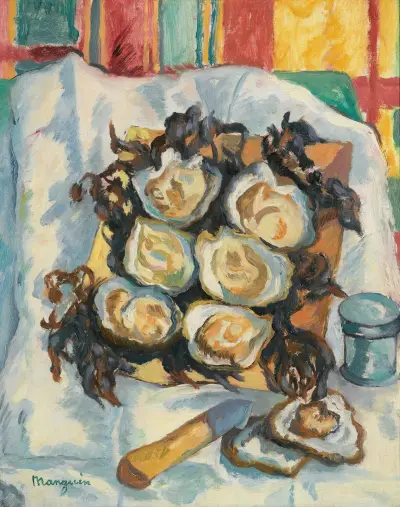 Les Huîtres De Belon av Henri Manguin