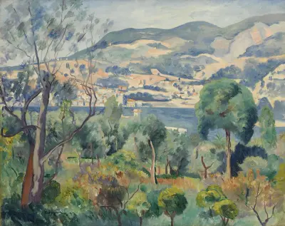 Rade de Villefranche av Henri Manguin