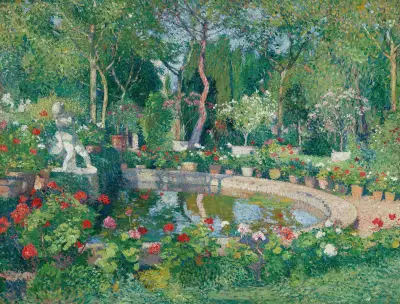 Stora dammen i Marquayrols park av Henri Martin