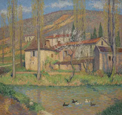 La Maison du vert av Henri Martin