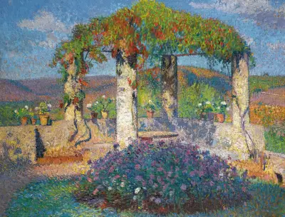 Ploty ve severozápadním rohu parku Marquayrol, Henri Martin