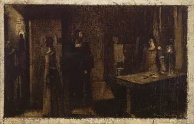 Le crucifix av Henri Martin