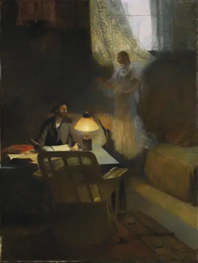 Filosofen eller Poetens inspiration av Henri Martin