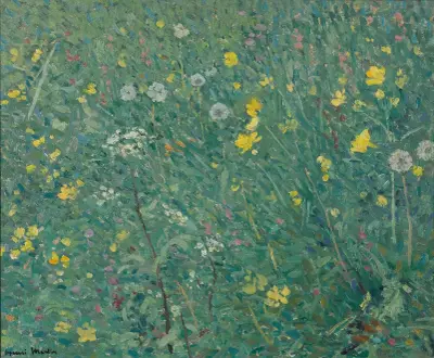 Les Fleurs av Henri Martin