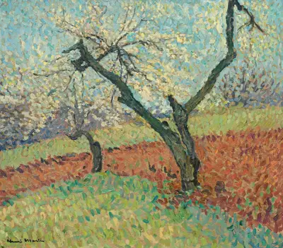 Les Vieux Prunier av Henri Martin