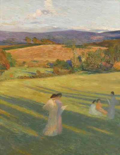 Musor i ett landskap av Henri Martin
