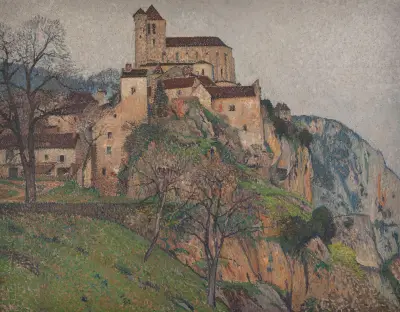 Saint-Cirq-Lapopie av Henri Martin