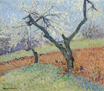 Gamla plommonträd av Henri Martin