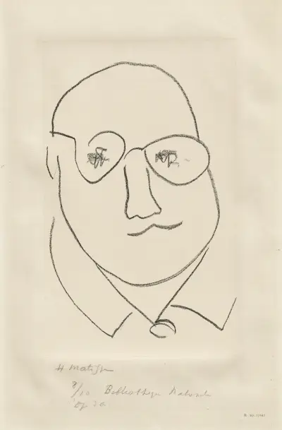Autoportrait, 1951 av Henri Matisse