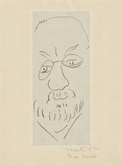 Autoportrait, 1946 av Henri Matisse