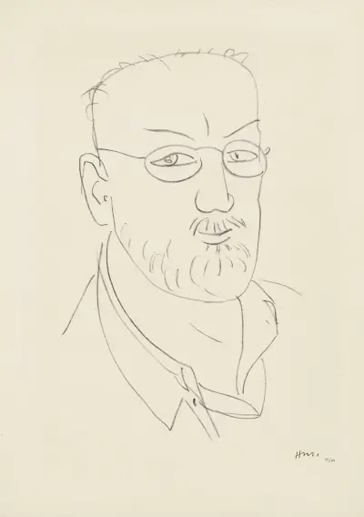 Autoportrait, 1944 av Henri Matisse