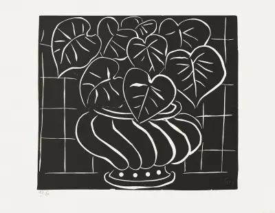 Corbeille de bégonias II av Henri Matisse