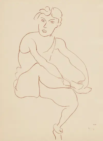 Danseuses acrobate Pl.01 av Henri Matisse