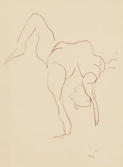 Danseuses acrobate Pl.04 av Henri Matisse