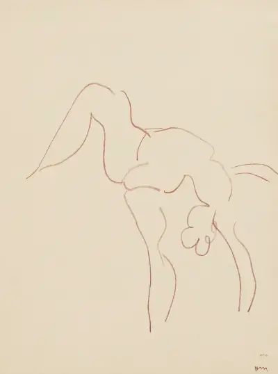 Danseuses acrobate Pl.06 av Henri Matisse