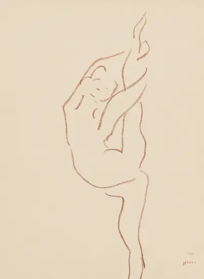 Danseuses acrobate Pl.09 av Henri Matisse