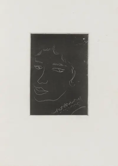 Emma de trois-quarts II av Henri Matisse